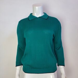 Vintage 80s Green Sweater